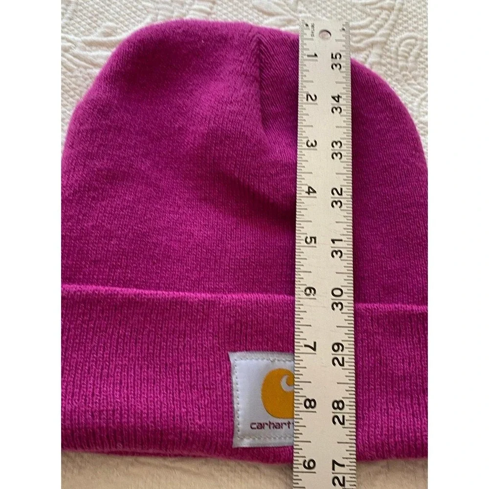 Carhartt Beanie Hat Fuchsia OSFM s2